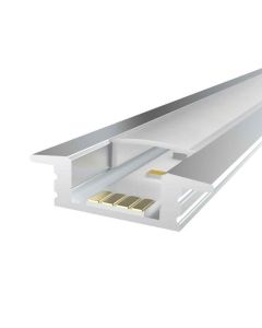 LED 2m Kit 12.2mm Recessed Aluminium Profile Ledal08m2