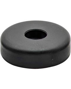 Medium Rubber Foot with Steel Washer and M6 Thread - 10mm High, F1687/M6