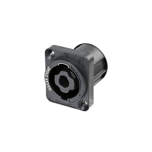 Speakon 2 Pole Chassis D Flange Connector