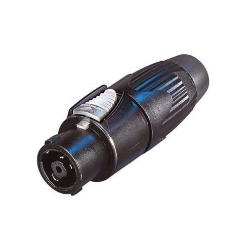 Neutrik Black Female Speakon Ip52 Stx 8 Pole Cables Nlt8fx-bag