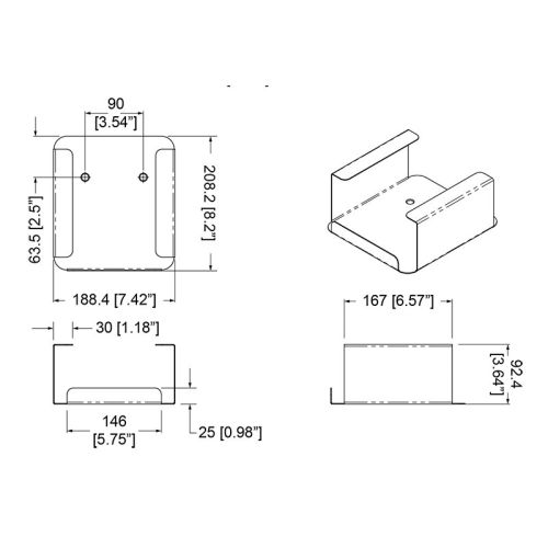 Wall Bracket Sonos Connect Amp Wb-zp120-b