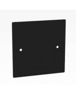 D/plate Single Black Un Punched Square Corners 81511-15 Connector