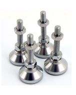 Penn Elcom F3000 4x Steel Adjuster Feetfor R8200 19in Rack