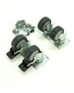 Castor Kit for R2020 Open Frame 19-inch Rack – Wheel Solution ,R2020-castor-kit