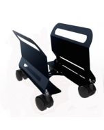 Cpu Holder Adjustable Pc Trolley Black With Swivel/braked Castors Cpu-23b