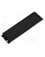 3u Security Rack Panel Blank R1287/3bk