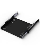1u Sliding Rack Shelf With Universal Fixing Slots R1290/1u
