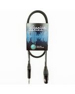 0.5m Balanced Line Cable Stealth Series 6.3mm Jack To Male Xlr Lessblc05mx