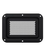 Recess Dish Perforated 178 X 127mm Black, D2101k-04