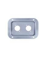 Recess Dish Punched For 2 X D-series Connectors Pennbrite D0604z