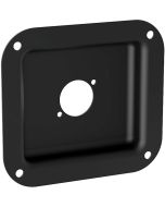 Recess Dish Punched For 1 X D-series Connector Black D0949k