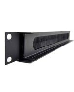 1u Rack Panel, Slotted For Cable Entry With Brushes, R1268/1uk-pbs