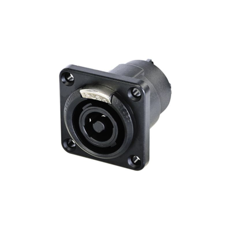 Neutrik Speakon Stx Female Black 4 Pole Chassis Ip54 Nlt4fpxx-bag