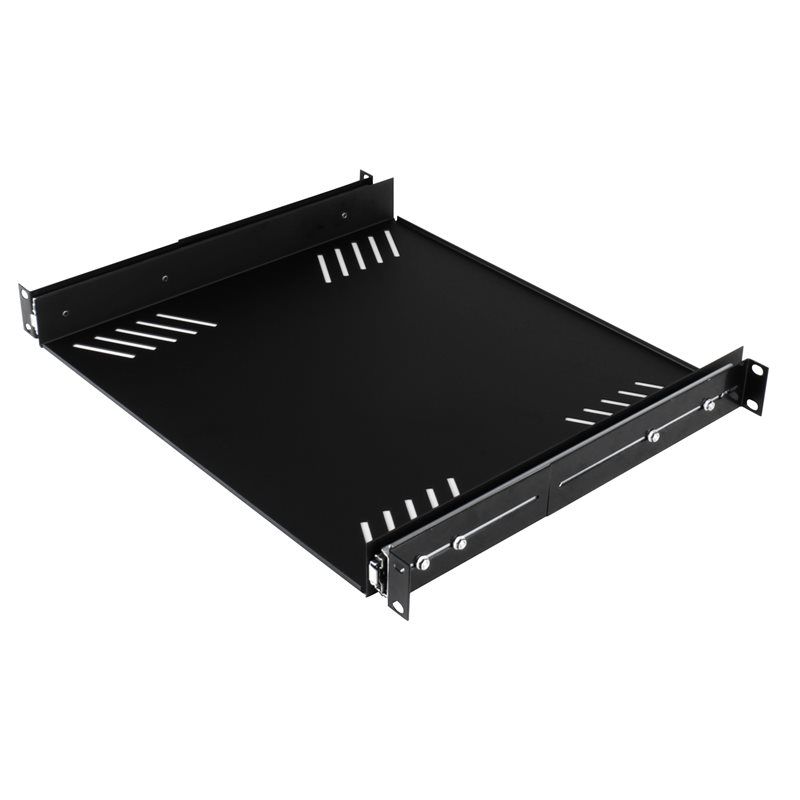 1u Sliding Rack Shelf With Universal Fixing Slots R1290/1u