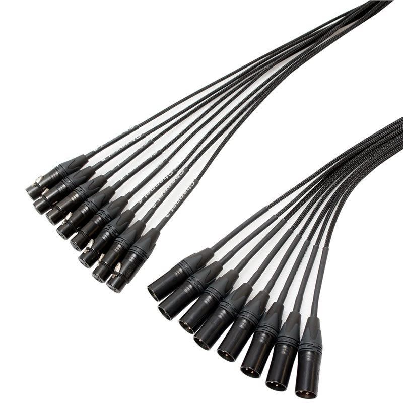 5m 8 Way Xlr To Xlr Mutiway Lead Stage Snake