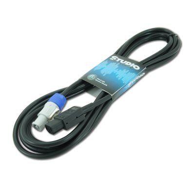 0.5m Studio Series Power Lead Iec To Powercon