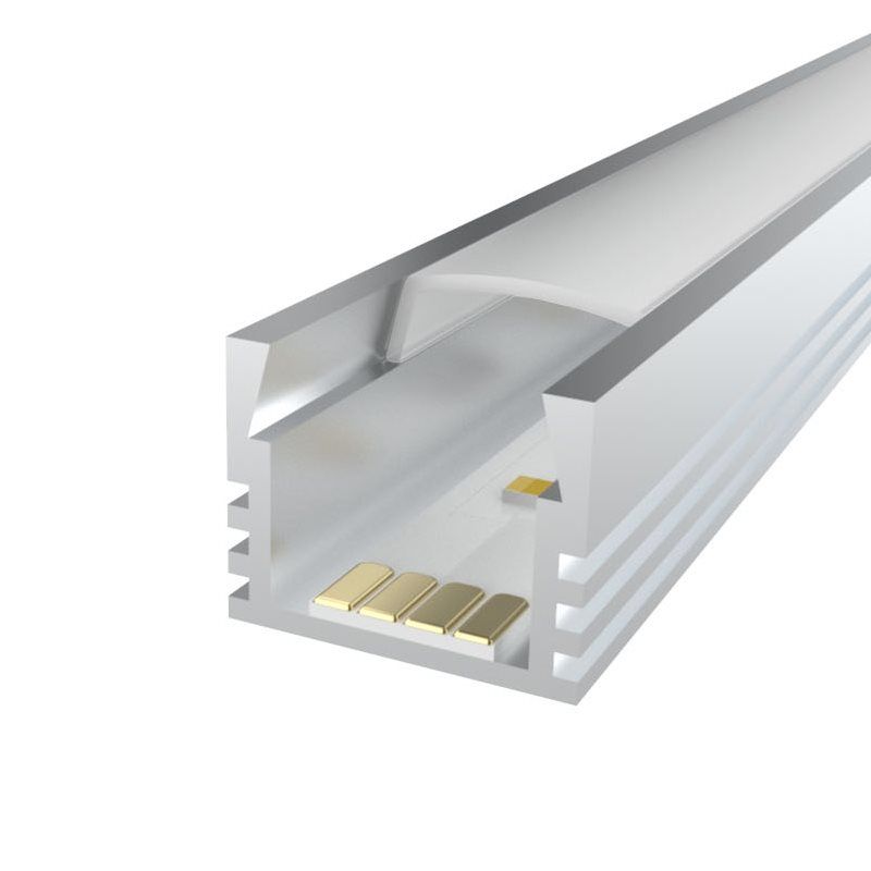 2m Ledal07 Kit For 12mm Deep Aluminium Profile Ledal07m2