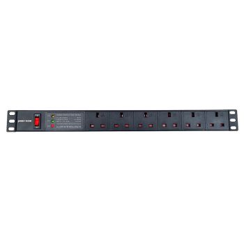 6 Way Uk Rack Mount Pdu Pdu6-uk