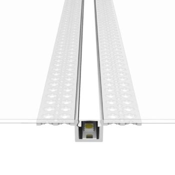 3m 15x15mm Plaster-in Profile For Straight Runs Ledal43m3