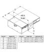 2u Lightweight 19in Rack Drawer 385mm Deep R2295-2uk