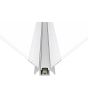 3m 15x15mm Plaster-in Profile For Inner Corners, With White Finish Ledal44m3w