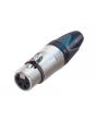 Neutrik Pack Of 100 X Disassembled Female Xlr 4 Pin Cables Nc4fxx-d