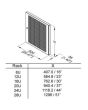 20u Perforated Rack Door For R8400 & R8500 Racks R8460/20