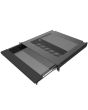 Rackmount Laptop Security Drawer Black Ex-6301b