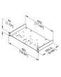 1u 19inch Rack Shelf 253.5mm/9.98" Deep Penn R1191/1uk