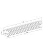 1u Cable Management Slotted Duct With Cover Cmp-sd