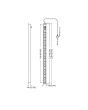 20 Way Vertical Rack Power Distribution Unit - Uk Pdu-uk-20b