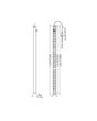 20 Way Vertical Rack Power Distribution Unit - Uk Pdu-uk-20b