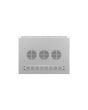 Wall Mount Rack Enclosure 12u 450mm/17.72 Inch Deep M6 Rack Rail White Glass Door R6412w-m6