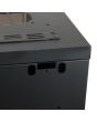Wall Mount Rack Enclosure 18u 450mm/17.72 Inch Deep M6 Rack Rail Black Perforated Door R6418v-m6