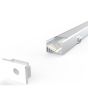 Recessed LED Profile, 1m Kit 19mm Wide With Internal Angle Mount Ledal42