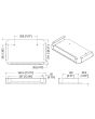 Wall Bracket Sky Q 2tb Box White Wb-skyq2tb-w