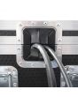 Flightcase Recessed Rubber Cable Feedthrough Half Dish  D053010cmz