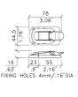 Black Heavy Duty Lockable Draw Latch L1094k-hd