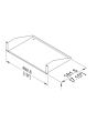 2u Rack Shelf. 181.5mm/7.15" Deep, R1194/2uk-180