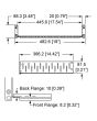 2U 19in Rack Shelf for 2x Sonos Amp – Vented Tray, Magnetic Faceplate | Penn Elcom R1498/2uk-sonamp2