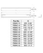 550mm Heavy-Duty Steel 19-inch Rack Shelf Support, R8840/22