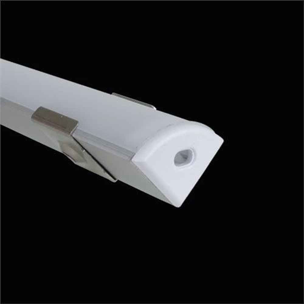 LED Corner Profile, 3m Aluminum Extrusion for 10mm Wide LED Strips - LEDal03m3