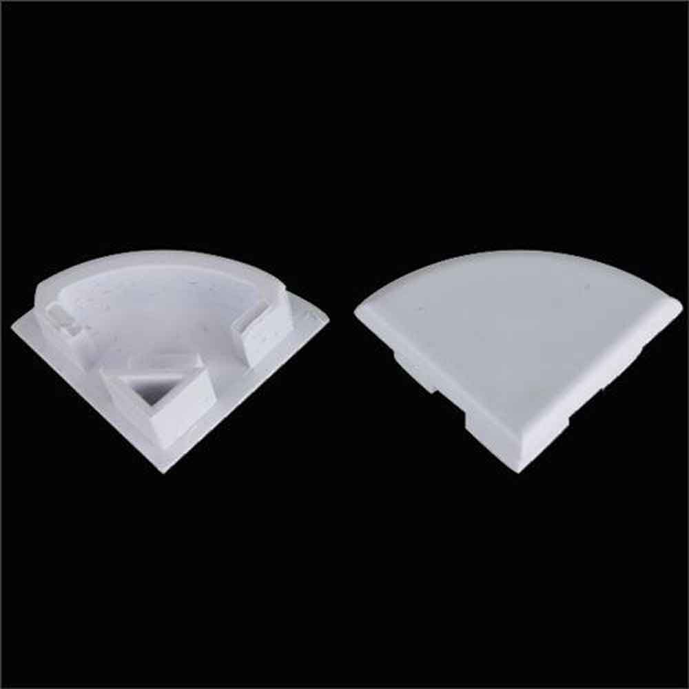 LED Corner Profile, 3m Aluminum Extrusion for 10mm Wide LED Strips - LEDal03m3